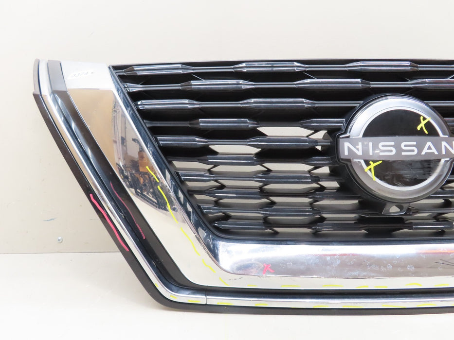 2021-2022 NISSAN ROGUE FRONT RADIATOR GRILLE GRILL W/ EMBLEM OEM 62310-6RA0B