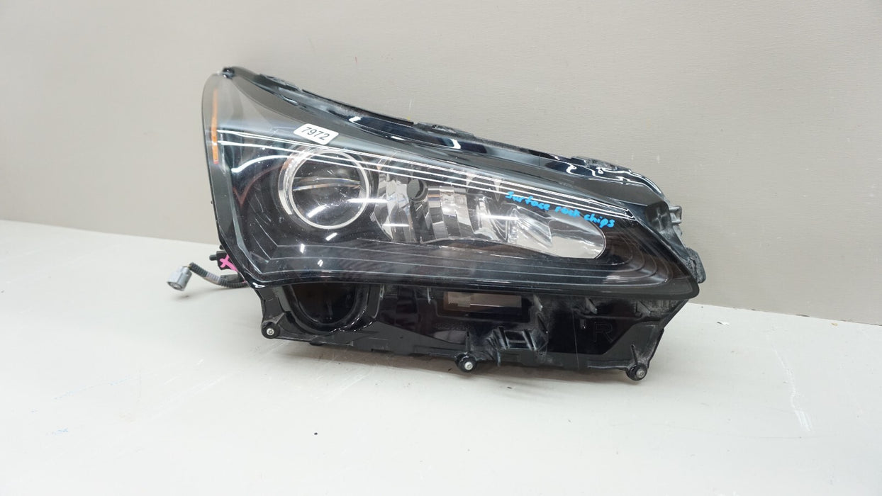 2015-2017 LEXUS NX200T NX300H FRONT RIGHT PASSENGER HEADLIGHT HALOGEN W/ LED OEM