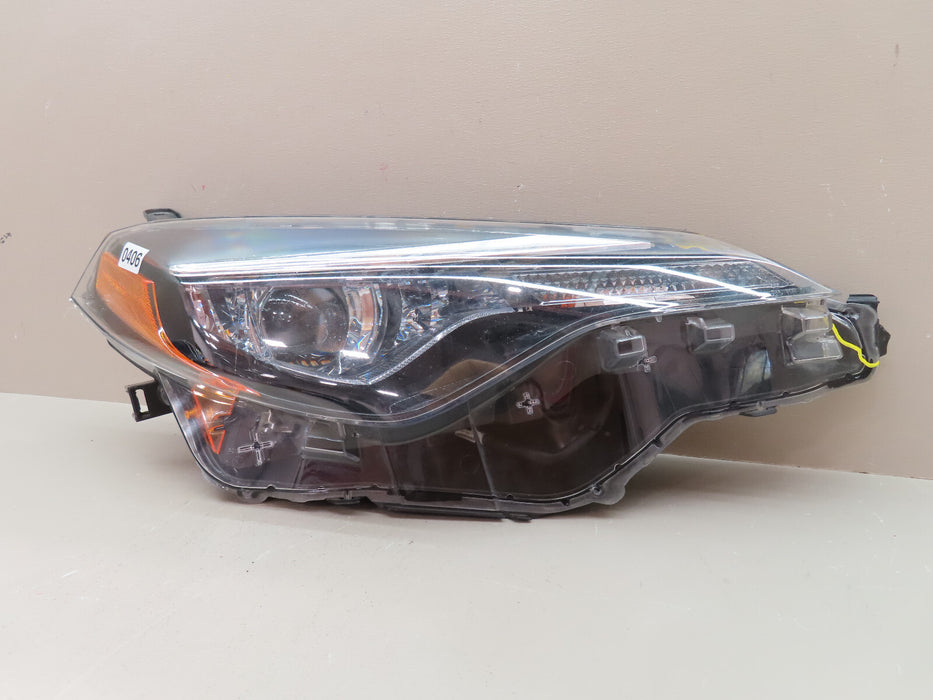 2017 2018 2019 TOYOTA COROLLA FRONT RIGHT PASSENGER HEADLIGHT LED OEM