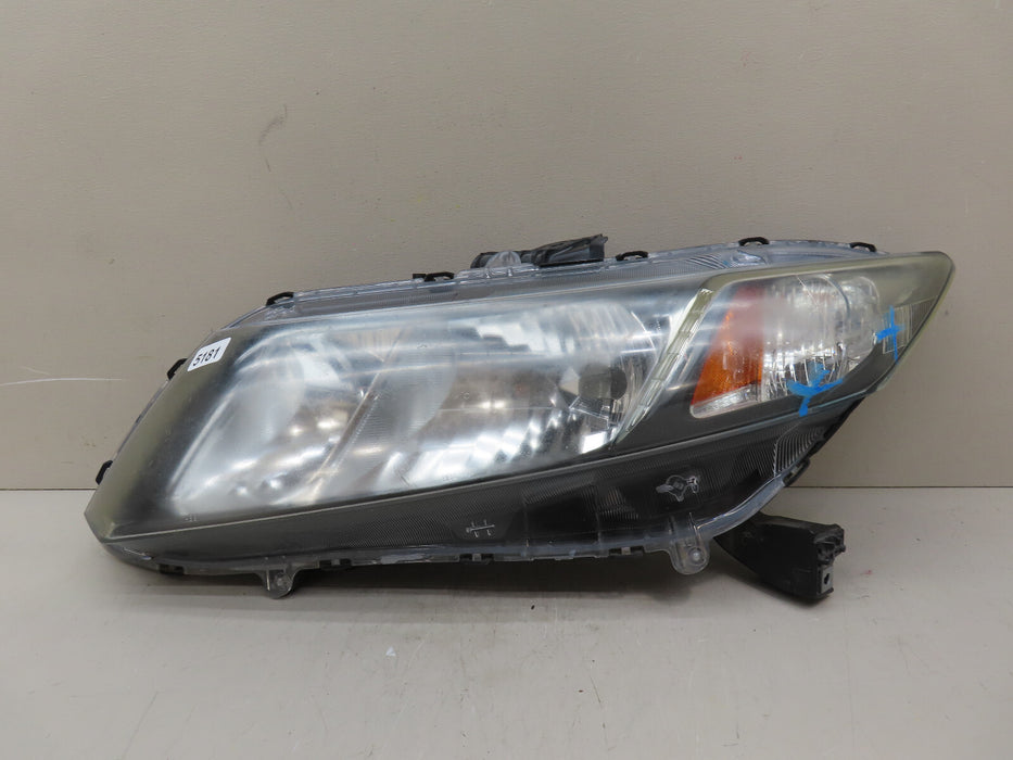 2012-2015 HONDA CIVIC SEDAN LEFT DRIVER SIDE HEADLIGHT LAMP HALOGEN OEM