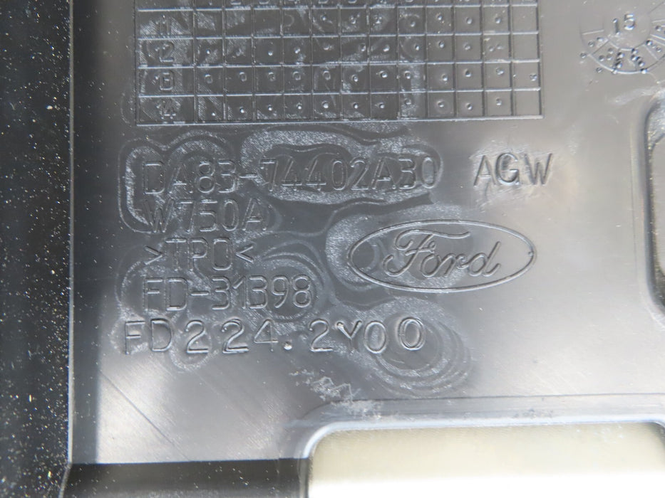 2013-2019 FORD FLEX LIMITED TAILGATE MOLDING W/ CAMERA OEM DA83-74402A30-AGW
