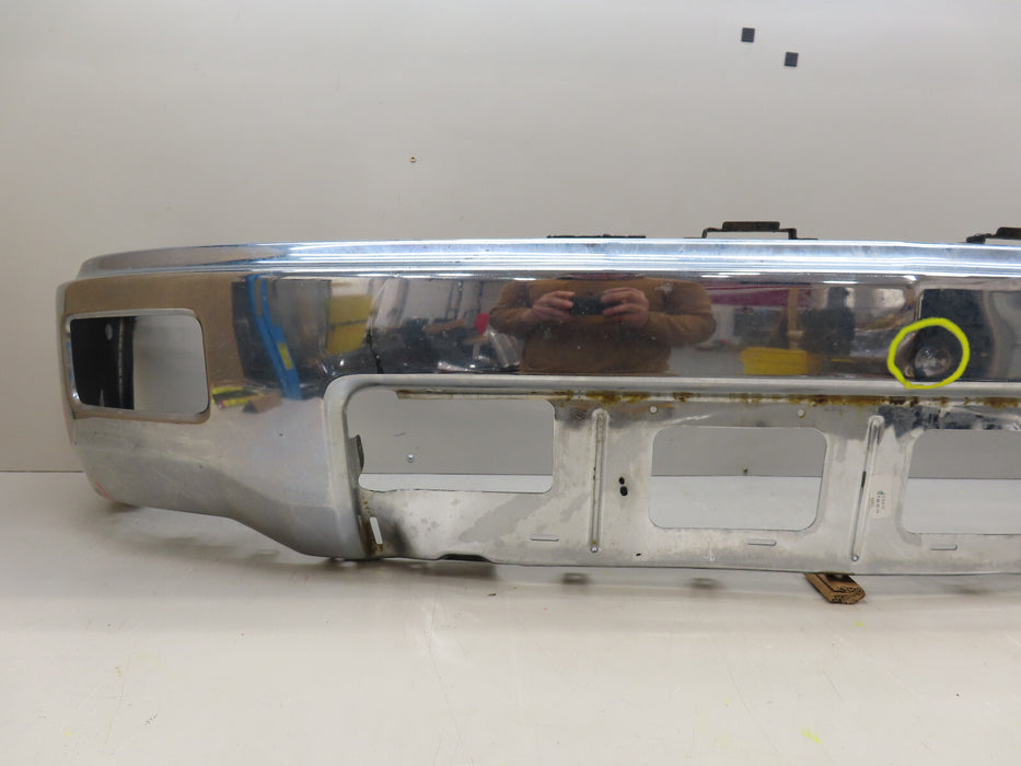 2014 2015 CHEVROLET SILVERADO 1500 FRONT BUMPER METAL OEM