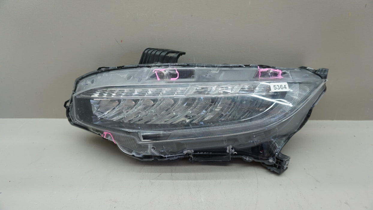 2016-2018 HONDA CIVIC TOURING FRONT LEFT DRIVER HEADLIGHT LAMP FULL LED OEM