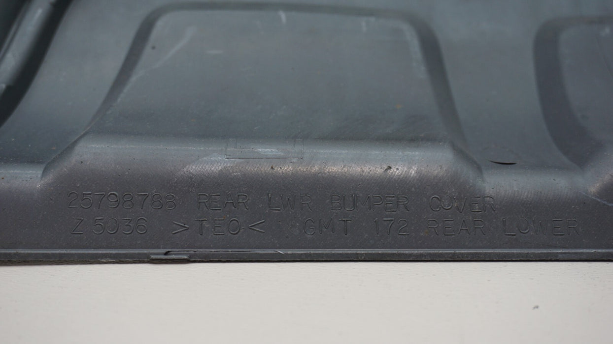 2010-2015 CHEVROLET EQUINOX REAR LOWER BUMPER COVER VALANCE OEM 25798788