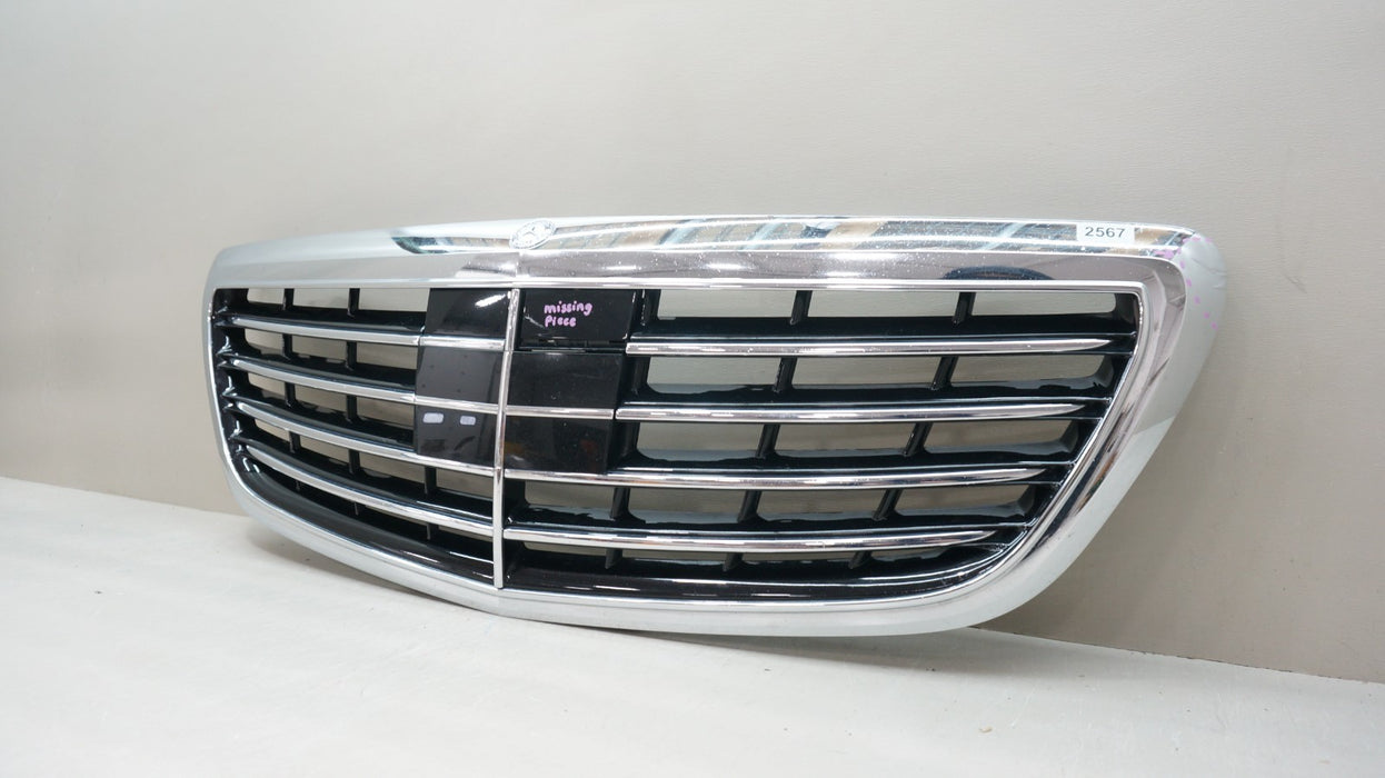 2014-2017 MERCEDES-BENZ S CLASS W222 FRONT BUMPER RADIATOR GRILLE OEM A22288004