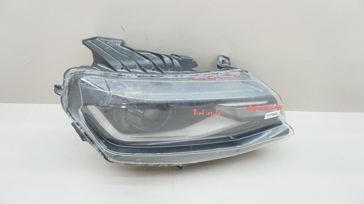 2016-2018 CHEVROLET CAMARO FRONT RH RIGHT PASSENGER SIDE XENON HEADLIGHT OEM