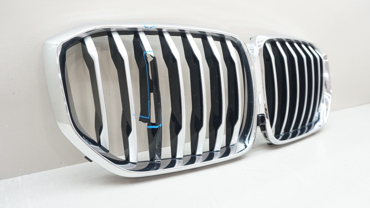 2019-2023 BMW X5 G05 FRONT UPPER BUMPER RADIATOR GRILLE OEM 7454887
