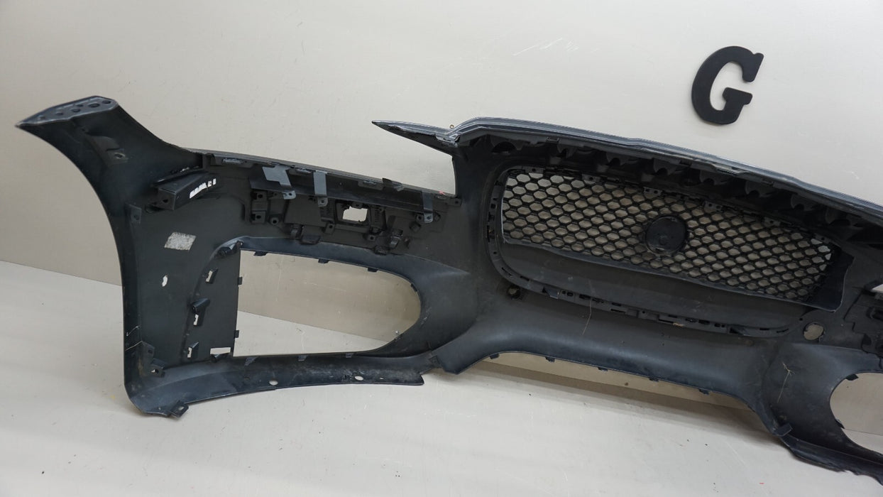 2016-2017 JAGUAR XF S FRONT BUMPER COVER PANEL W/ GRILLE GRILL OEM GX6M-17F003