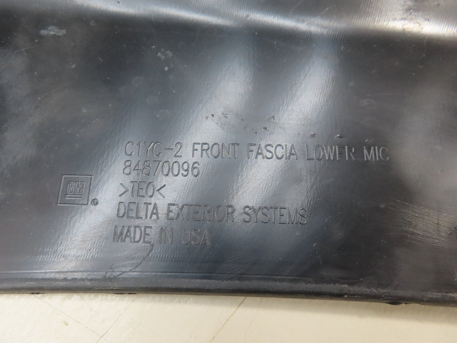 2025 CHEVROLET TRAVERSE FRONT LOWER BUMPER COVER OEM 84870096