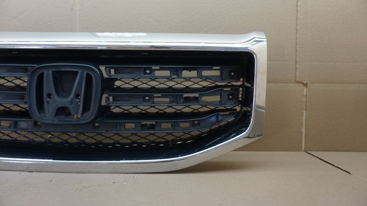 2012-2015 HONDA PILOT FRONT GRILLE GRILL BLACK W/ EMBLEM 75101-SZA-V100 OEM