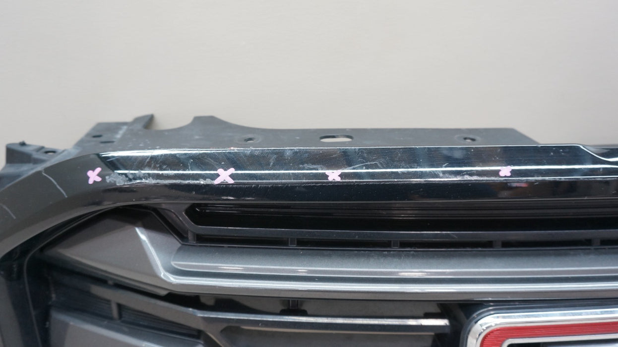 2018-2021 GMC TERRAIN FRONT BUMPER RADIATOR BLACK GRILLE OEM 23196290