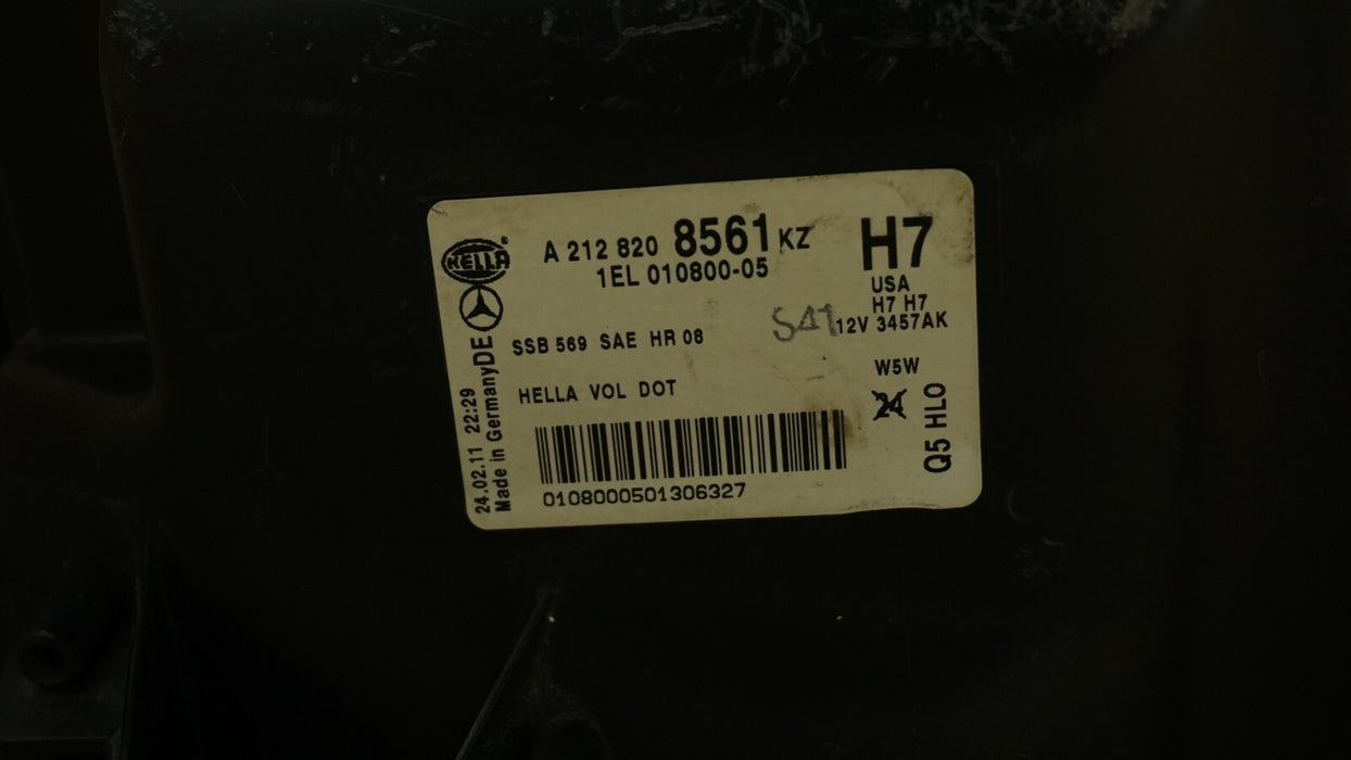 2010-2013 MERCEDES W212 E350 E550 SEDAN LEFT DRIVER SIDE HEADLIGHT HALOGEN OEM