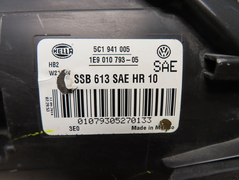 2012-2019 VOLKSWAGEN BEETLE LEFT DRIVER SIDE HEADLIGHT HALOGEN LAMP OEM
