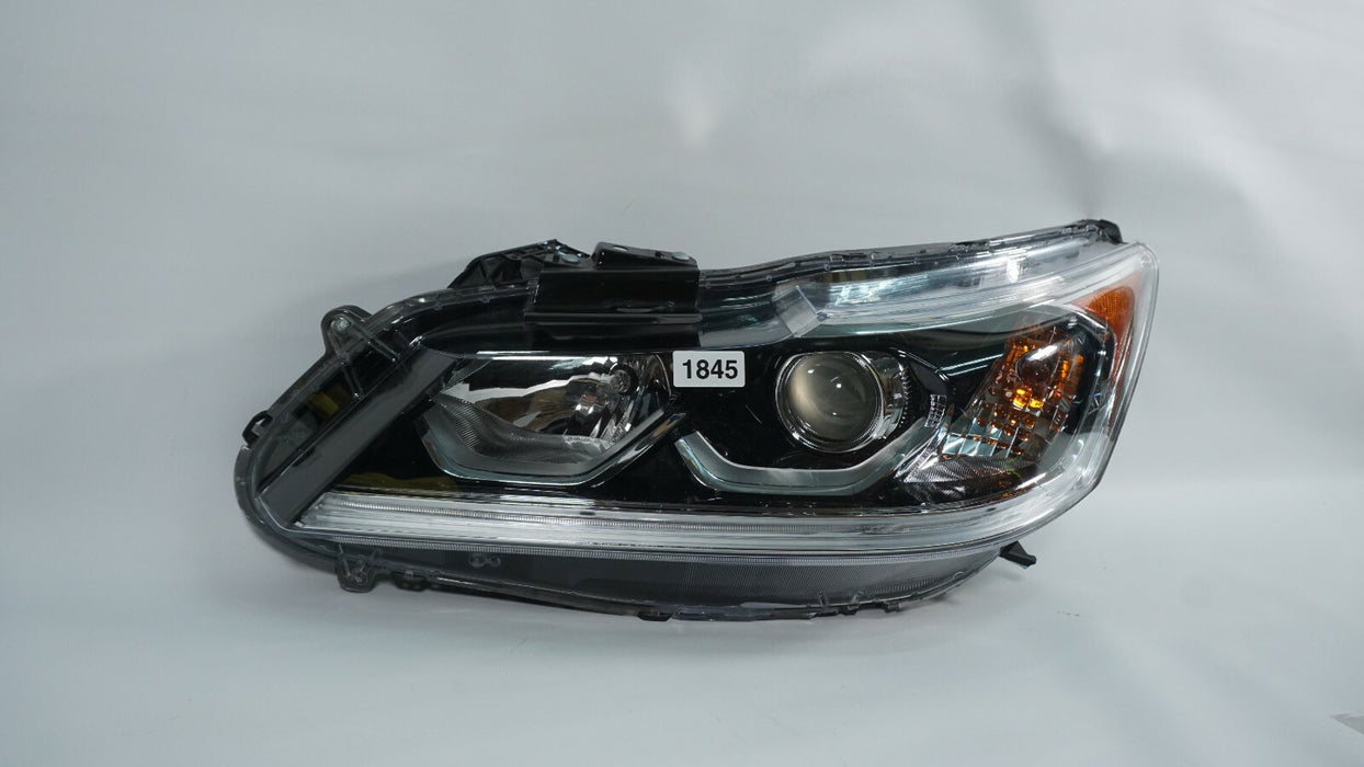 2016-2017 HONDA ACCORD FRONT LEFT DRIVER SDIE HEADLIGHT HALOGEN LAMP OEM 16 17