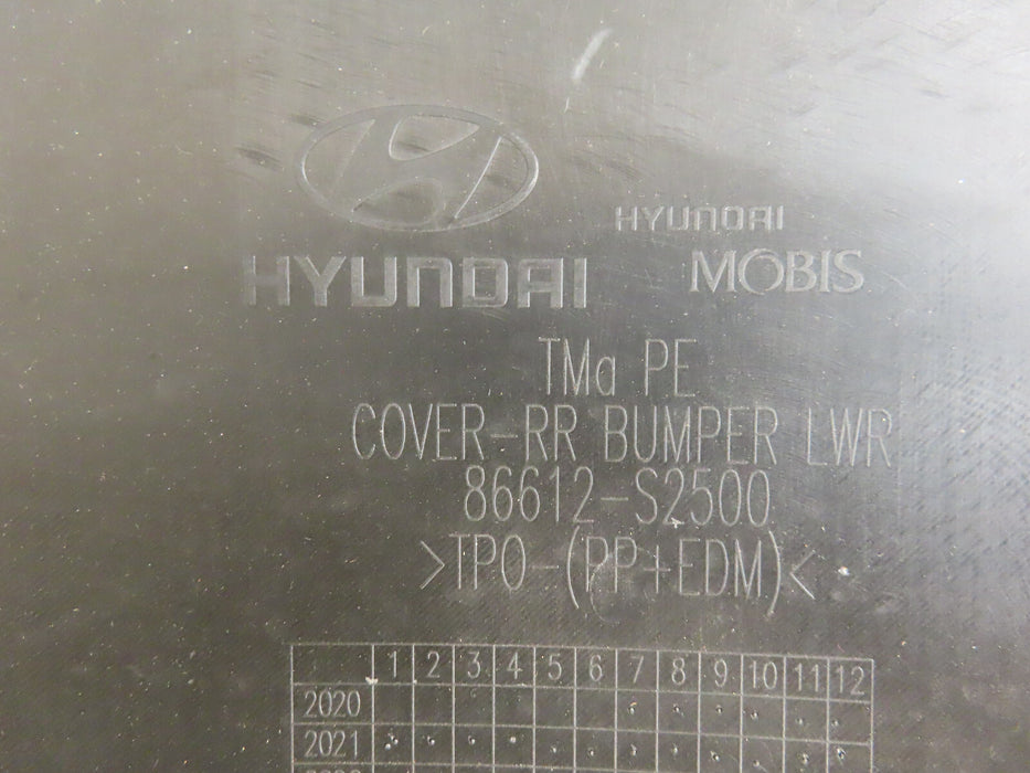2021 2022 2023 HYUNDAI SANAT FE REAR BUMPER COVER W/VALANCE OEM