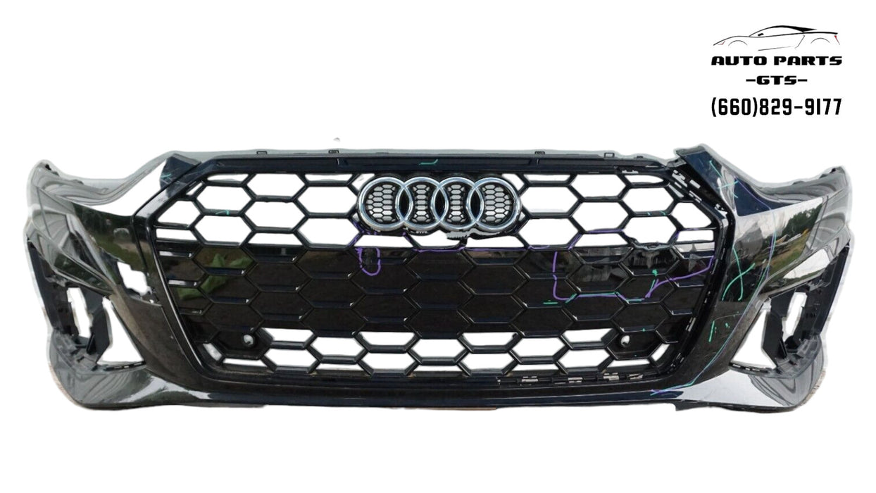 2018-2020 AUDI S5 B9 S-LINE COUPE FRONT BUMPER PLASTIC COVER PANEL W/ GRILL OEM