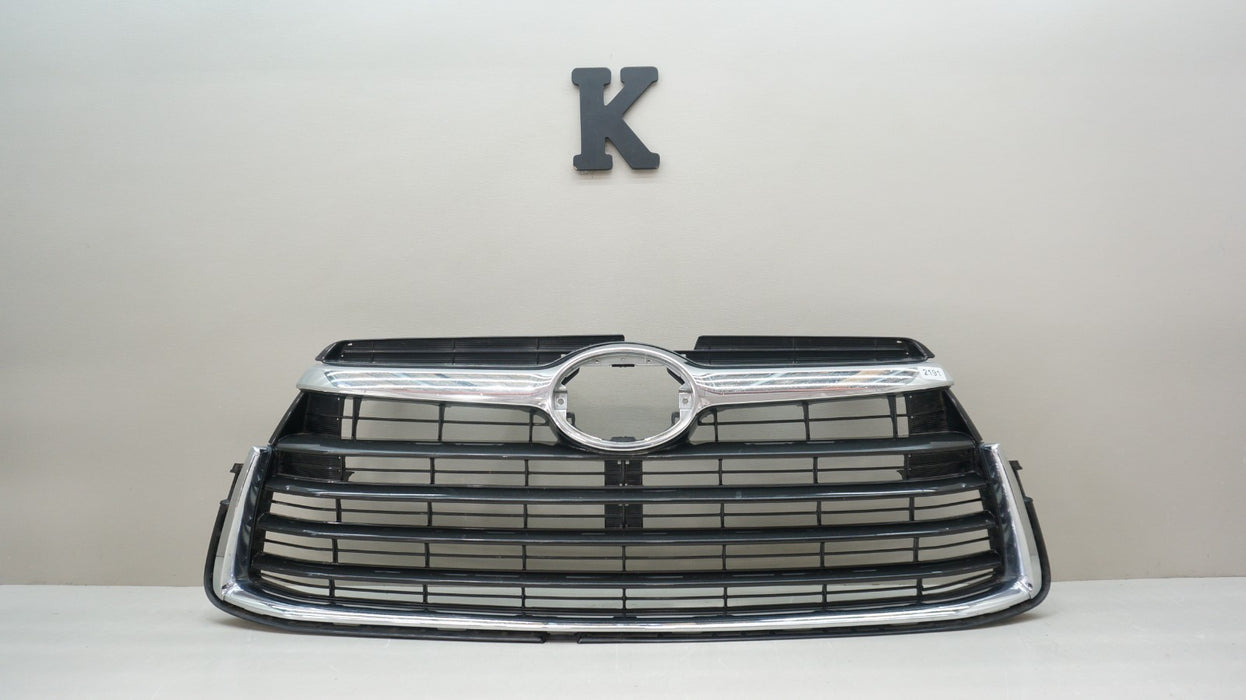 2014-2016 TOYOTA HIGHLANDER FRONT BUMPER RADIATOR GRILLE OEM 53111-0E150