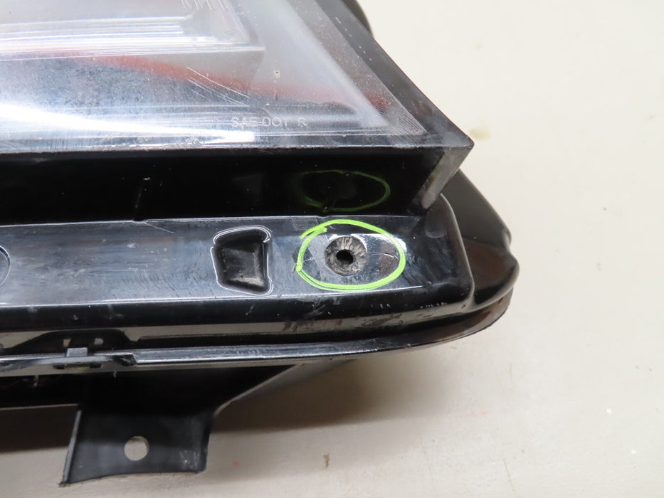 2015-2020 DODGE CHARGER FRONT RIGHT PASSENGER SIDE HEADLIGHT HALOGEN LAMP OEM