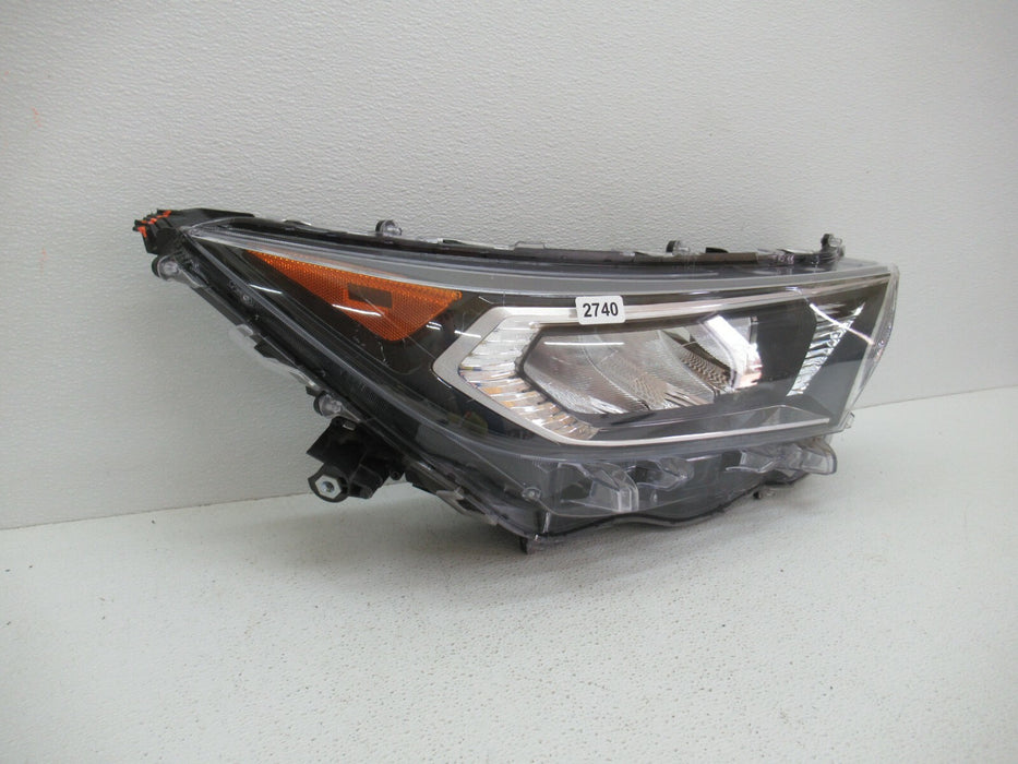 2019 2020 TOYOTA RAV4 PASSENGER RIGHT HEADLIGHT BLACK HOUSING LED HEAD LAMP OEM