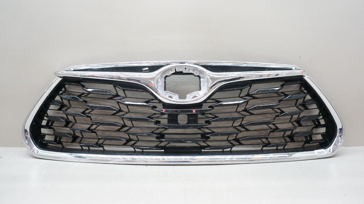2020-2023 TOYOTA HIGHLANDER FRONT UPPER BUMPER RADIATOR GRILLE OEM 53101-0E330