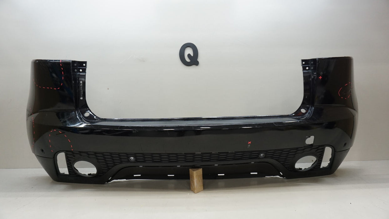 2018-2021 JAGUAR E-PACE REAR BUMPER COVER W/SENSOR HOLES OEM J9C317A958A