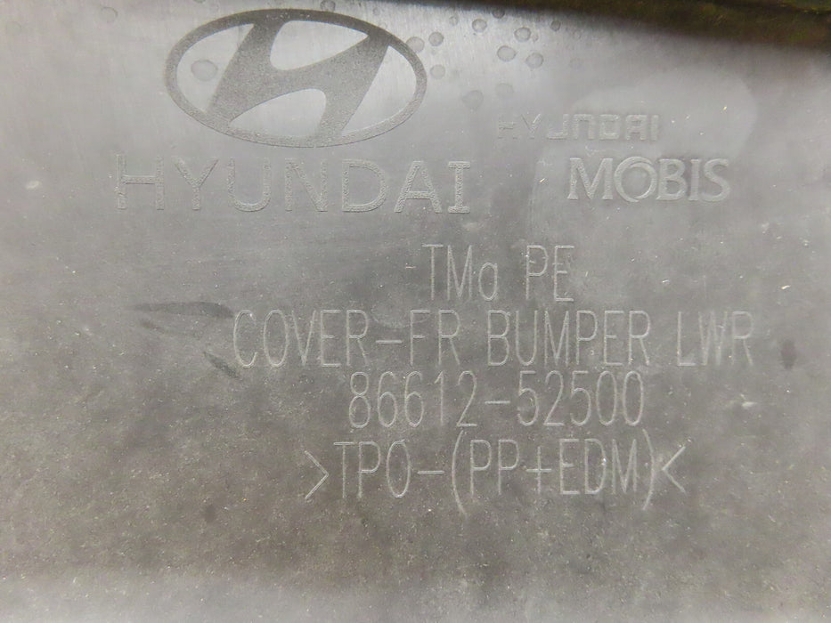 2021-2023 HYUNDAI SANTA FE FRONT LOWER BUMPER VALANCE COVER OEM 86612-52500