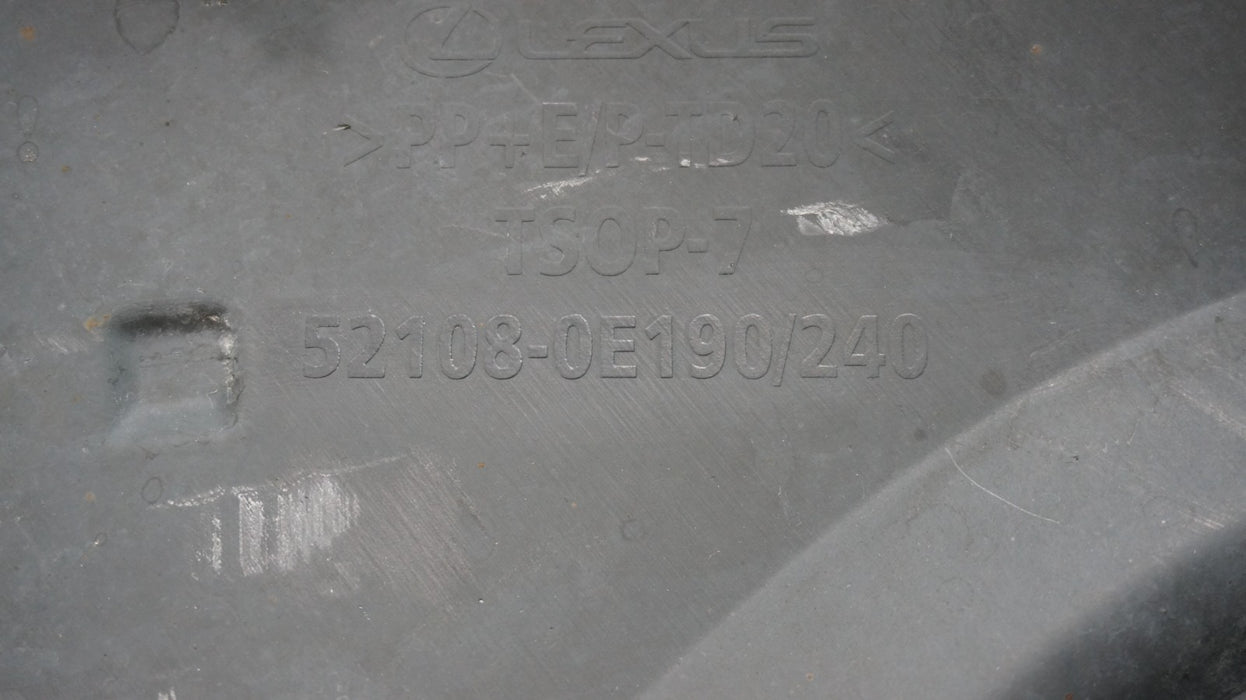 2023-2025 LEXUS RX350 RX350H REAR LOWER BUMPER VALANCE PANEL OEM 52108-0E190