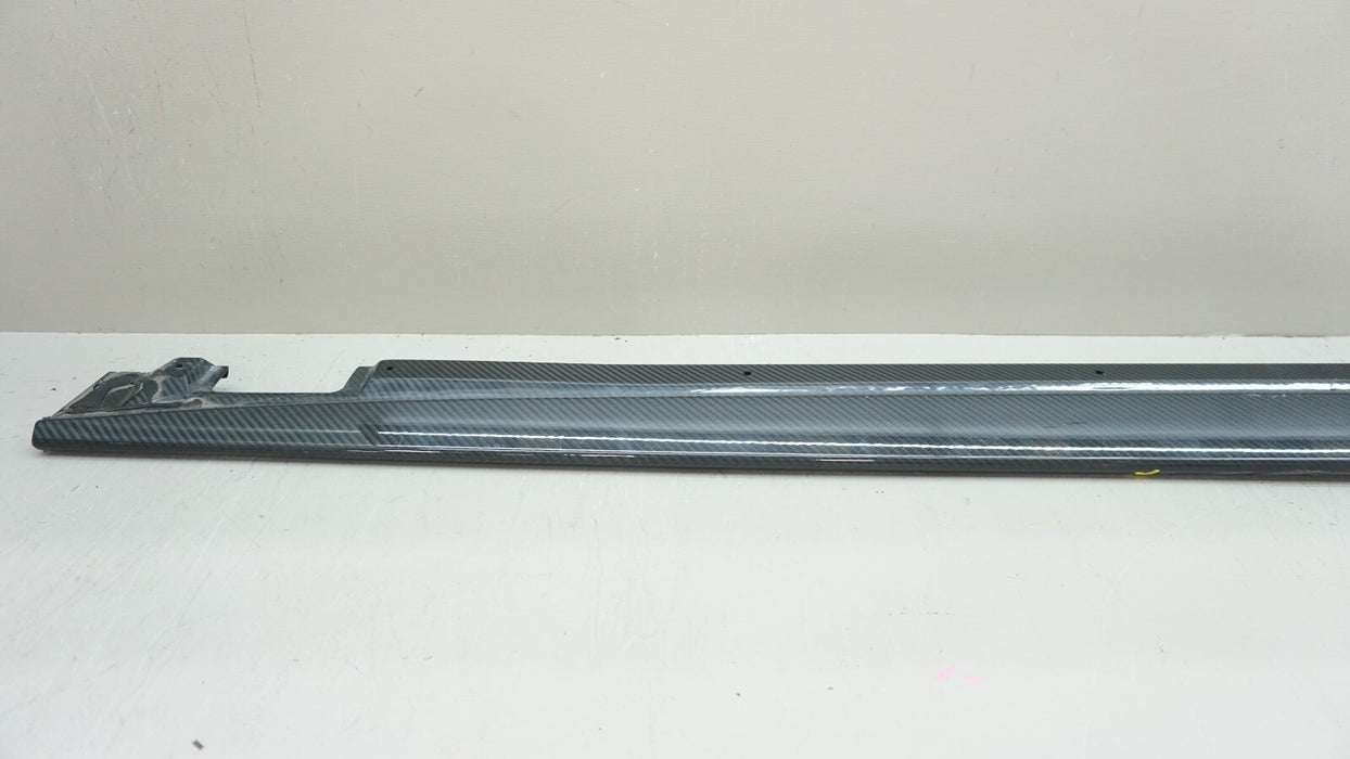 2018+ BENTLEY GT CARBON FIBER LEFT DRIVER SIDE SILL TRIM SKIRT 3SD071995
