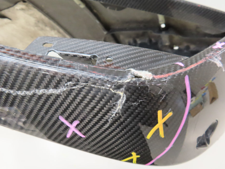 2017-2020 ASTON MARTIN VANTAGE REAR BUMPER COVER DIFFUSER CARBON FIBER OEM