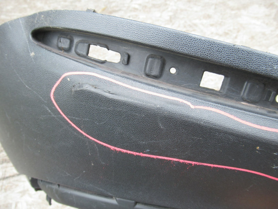 2016-2018 MERCEDES BENZ GLC300 REAR LOWER BUMPER COVER VALANCE BLACK OEM