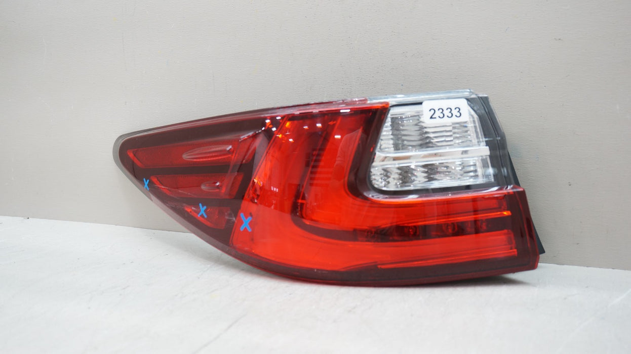 2016-2018 LEXUS ES350 ES300H REAR LEFT DRIVERS SIDE TAIL LIGHT OEM