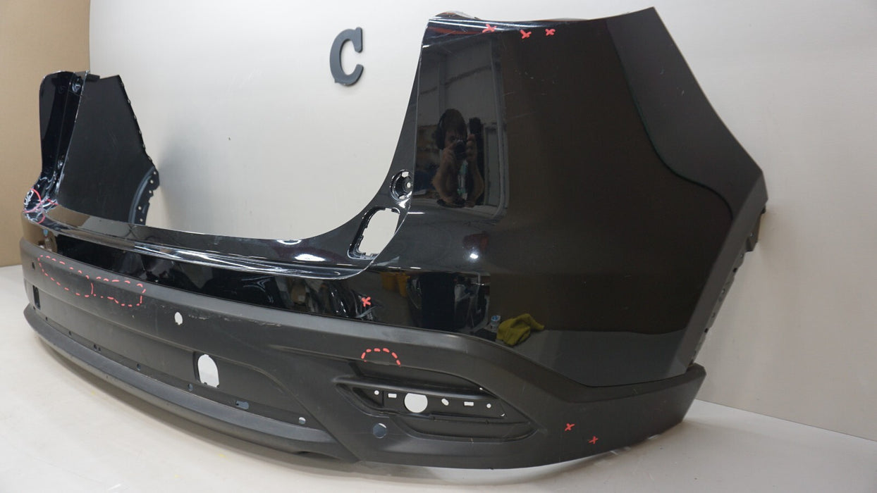 2016-2020 MAZDA CX-9 TOURING REAR BUMPER COVER W/ SENSOR HOLE OEM TK48-50-221