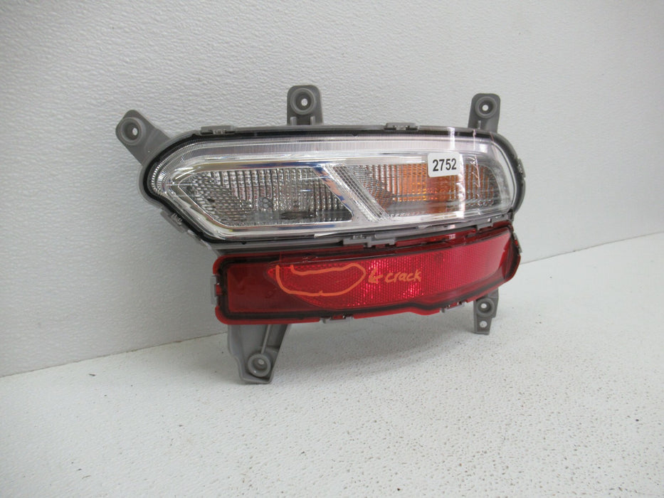 2019-2021 KIA SPORTAGE RAER RIGHT PASSENGER SIDE BUMPER LIGHT TAIL LIGHT OEM