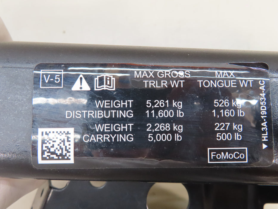 2019-2023 FORD F150 F-150 REAR TOWING TRAILER HITCH OEM HL34-19D521-AC