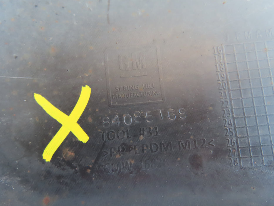 2017 2018 2019 GMC ACADIA DENALI REAR BUMPER COVER OEM W/ SENSOR HOLES