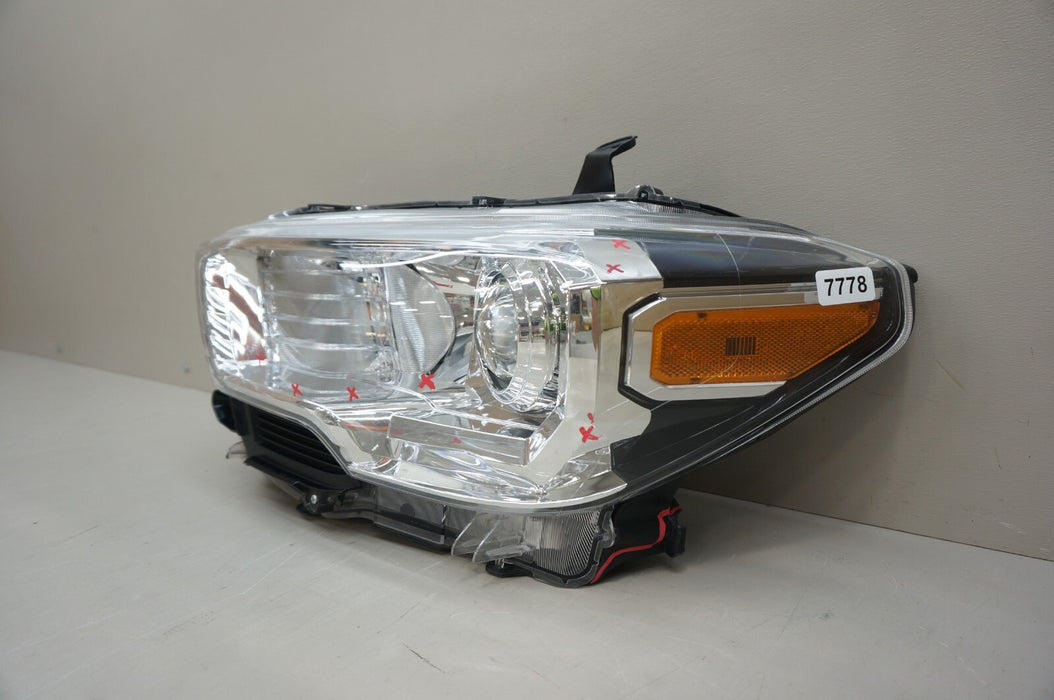 2016-2023 TOYOTA TACOMA FRONT LEFT DRIVERS SIDE HEADLIGHT HALOGEN OEM