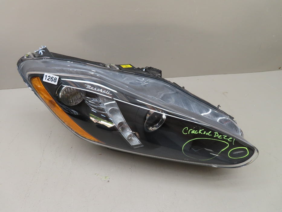 2018-2019 MASERATI GRANTURISMO FRONT RIGHT PASSENGER SIDE HEADLIGHT ASSEMBLY OEM
