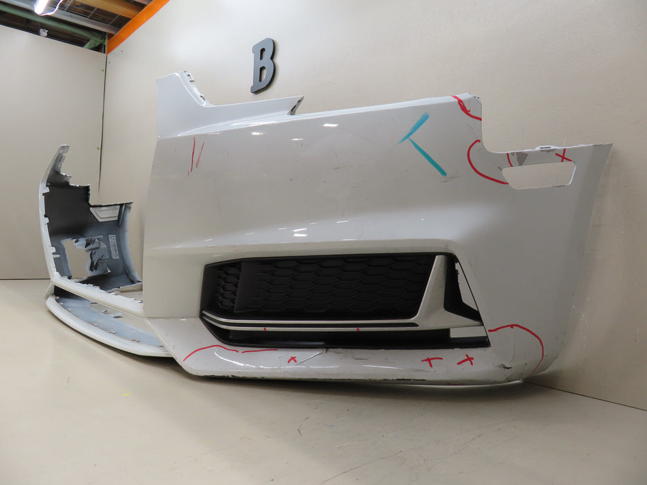 2017 2018 2019 AUDI A4 B9 S-LINE FRONT BUMPER COVER OEM 8W0807437