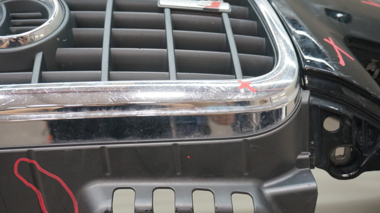 2005-2008 AUDI A4 S-LINE FRONT BUMPER COVER WITH GRILLE AND FOG LIGHTS OEM