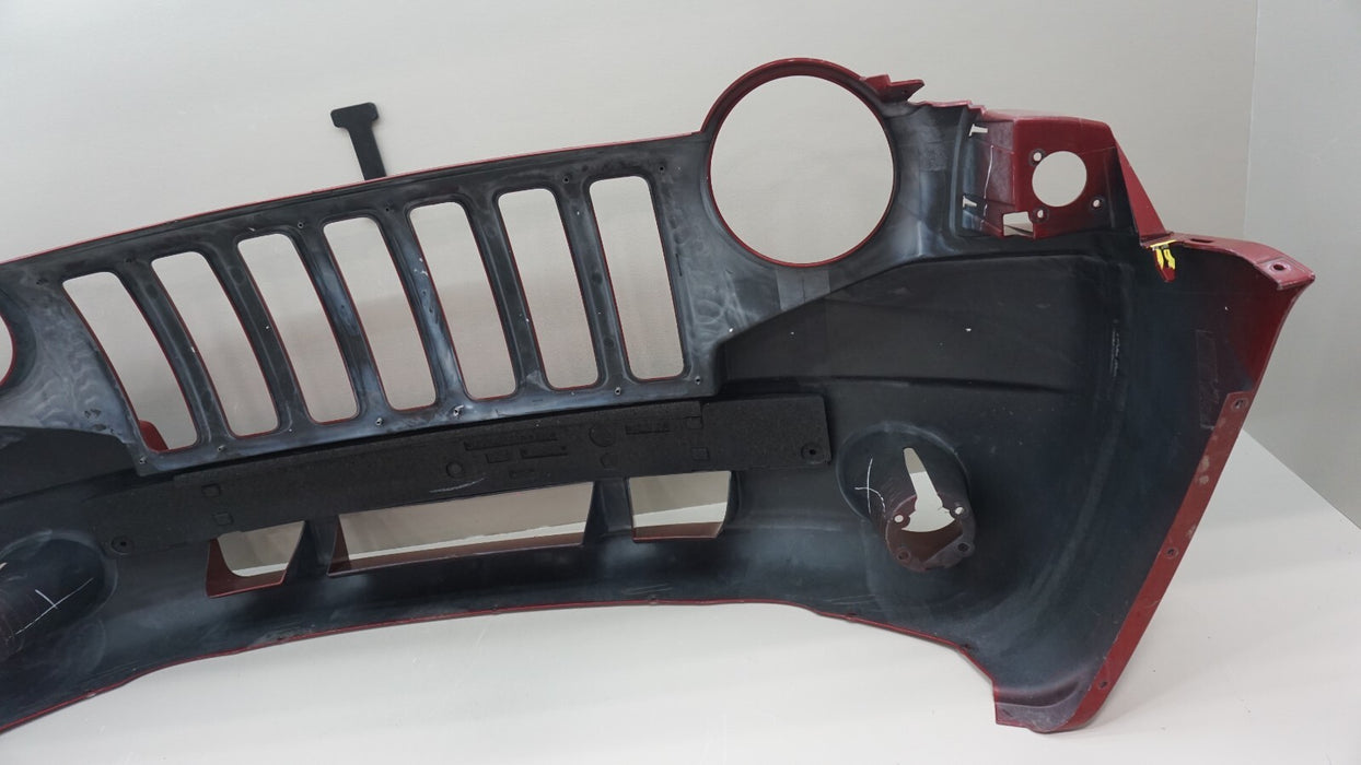 2007-2010 JEEP COMPASS FRONT BUMPER COVER RED 05116471AB OEM 07 08 09 10