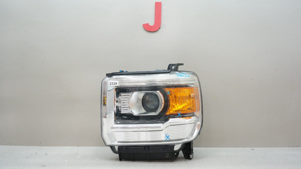 2014-2017 GMC SIERRA 2500 3500 HD LEFT HEADLIGHT LAMP HALOGEN LED OEM 23130715
