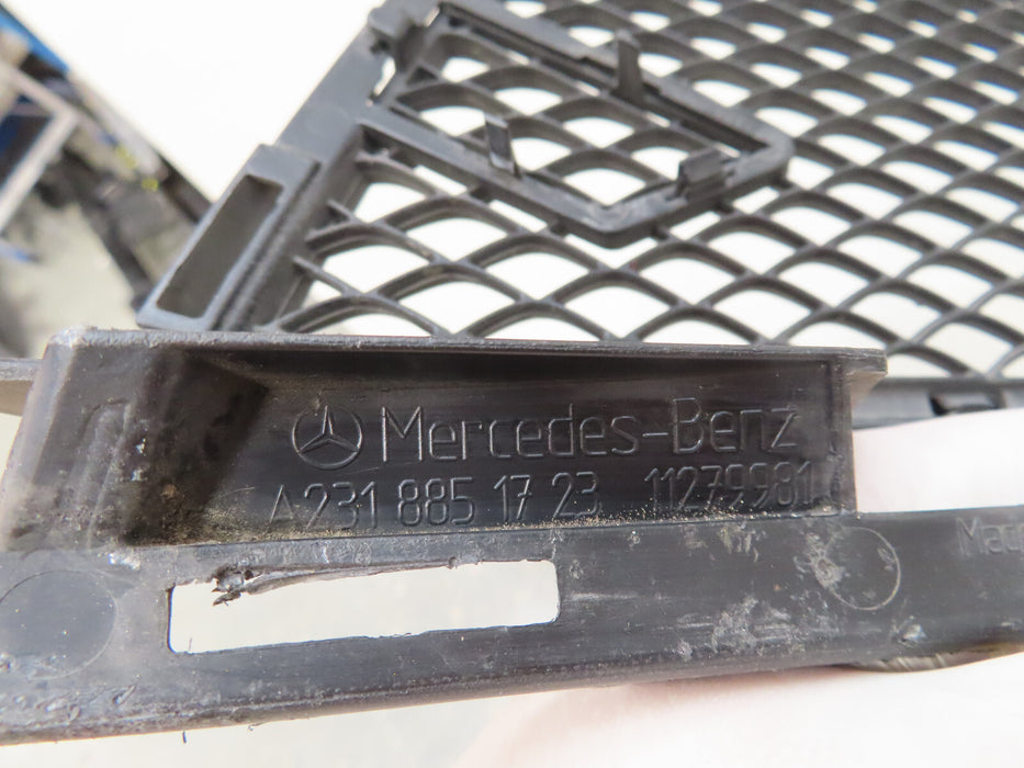 2013-2016 MERCEDES-BENZ R231 SL550 SL400 FRONT LOWER BUMPER GRILLE GRILL OEM