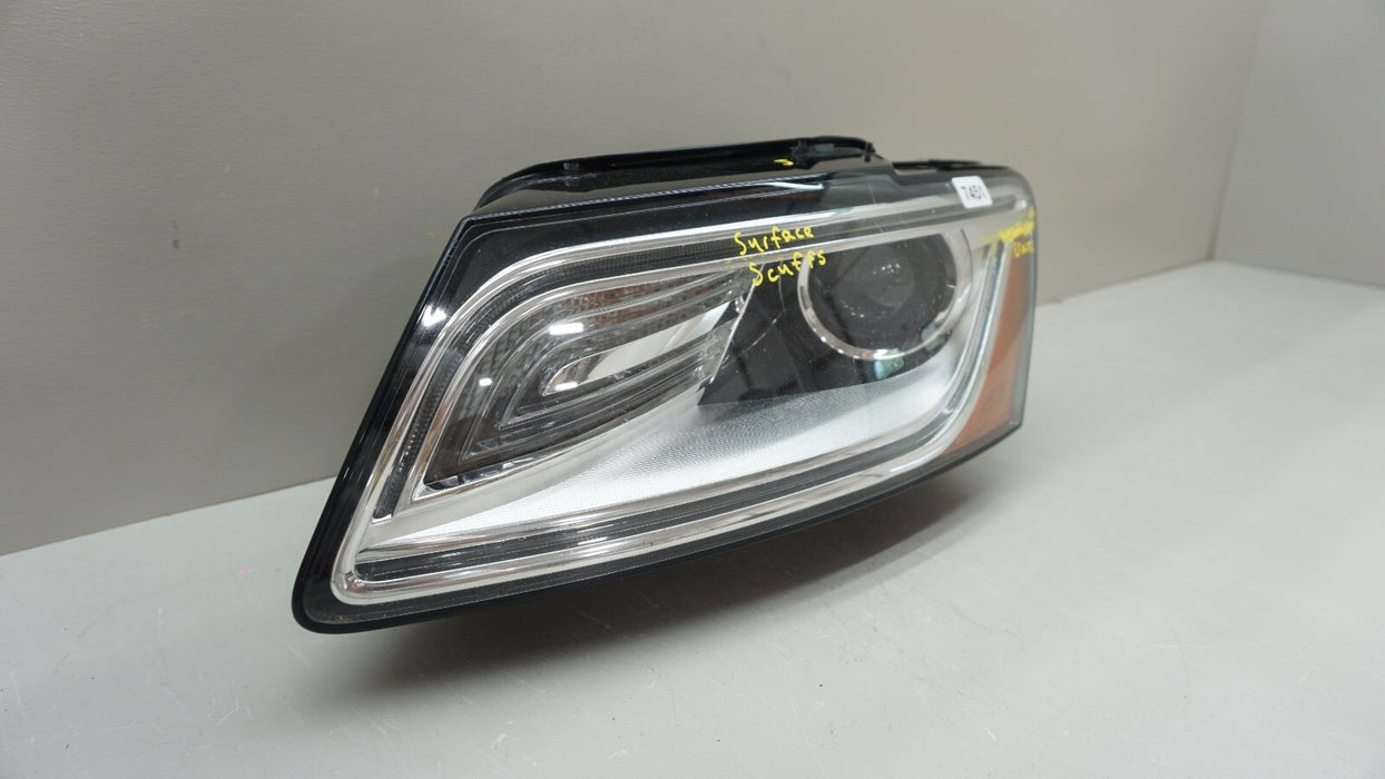 2013-2017 AUDI Q5 FRONT LEFT DRIVERS SIDE HEADLIGHT OEM XENON HID