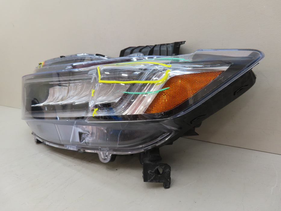 2018-2020 HONDA ACCORD FRONT LEFT DRIVER SIDE HEADLIGHT FULL LED OEM