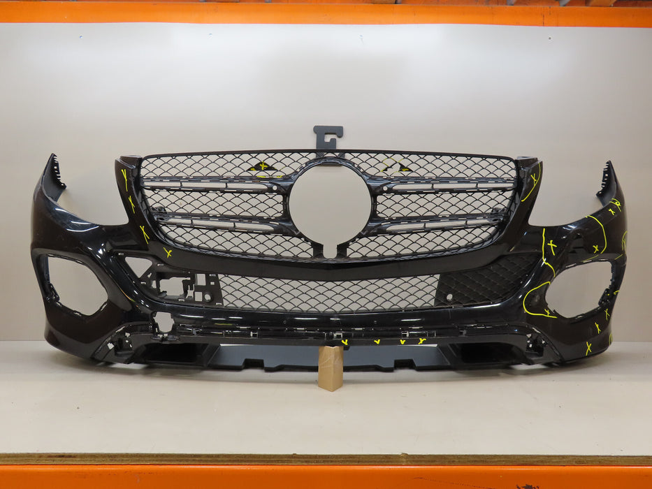 2016-2018 MERCEDES-BENZ GLE350 FRONT BUMPER COVER W/GRILLE OEM