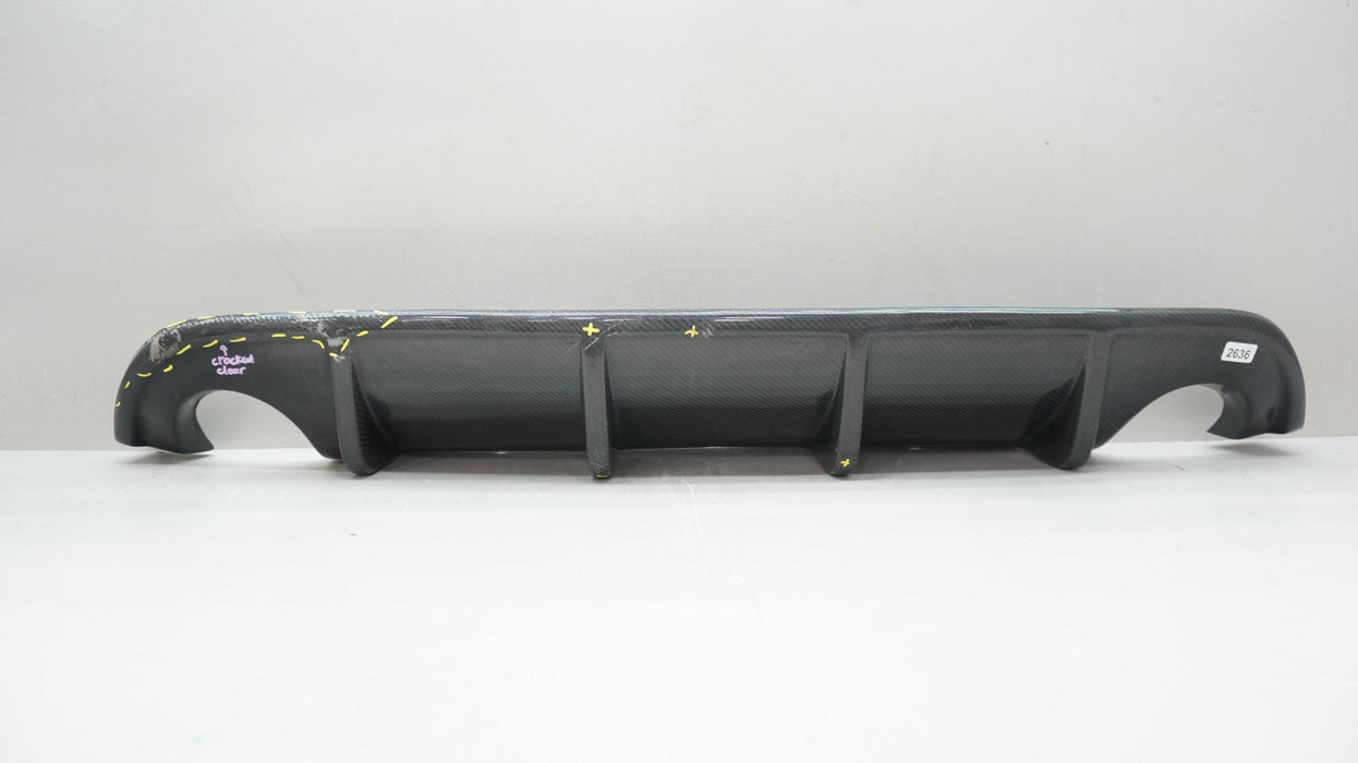 2014-2017 INFINITI Q50 REAR LOWER CARBON FIBER DIFFUSER AFTERMARKET