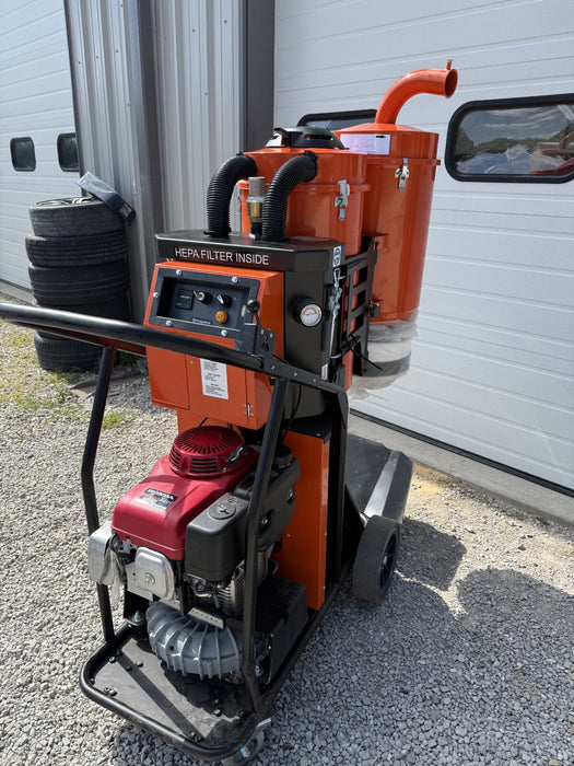 HUSQVARNA T 4000 PETROL SOFF-CUT DUST WITH HEPA FILTERS EXTRACTOR VACCUM UNIT