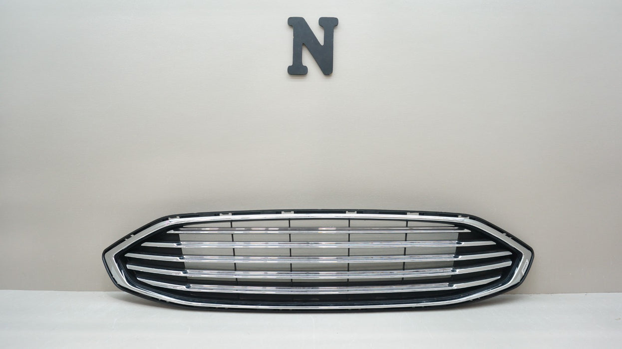 2017-2018 FORD FUSION FRONT UPPER BUMPER RADIATOR GRILLE OEM HS73-8150-AEW