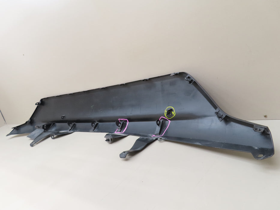 2020-2024 TOYOTA HIGHLANDER REAR LOWER VALANCE EXTENSION BUMPER OEM 52151-0E100