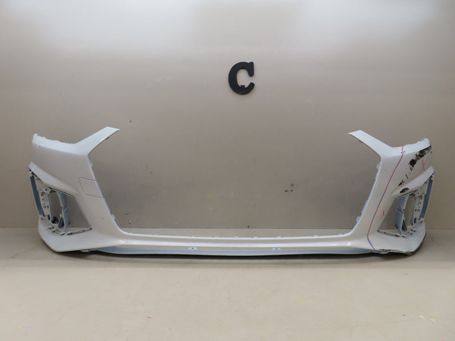 2018 2019 2020 AUDI A5 S-LINE B9 FRONT BUMPER COVER OEM 8W6807437
